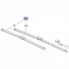 Pióra wycieraczek przód FLAT BLADE 95525445 (Astra K)