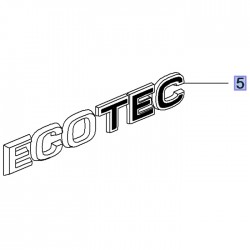 Napis tylny ECOTEC 95527242 (Grandland X)
