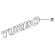 Napis tylny TURBO 95527239 (Grandland X)