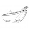 Reflektor prawy 3649412 (Grandland X)