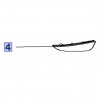 Odblask zderzaka tylnego, prawy 13478307 (Crossland X)