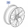 Felga aluminiowa 20 cali 13463434 (Insignia B)