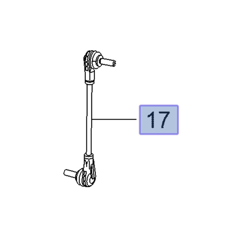 Łącznik stabilizatora przedniego, lewy 84077102 (Insignia B)