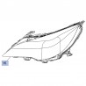 Reflektor lewy 39209069 (Astra K)