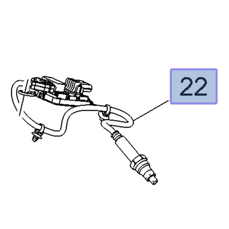 Czujnik tlenków azotu NOX 55512347 (Insignia B)