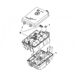 Skrzynka bezpieczników 42607101 (Mokka X)