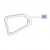 Uszczelka lampy tylnej, lewej 39022596 (Astra K)