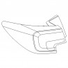 Lampa tylna prawa 39099015 (Astra K)