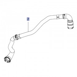 Rura, wąż turbo intercoolera 95523855 (Movano B)