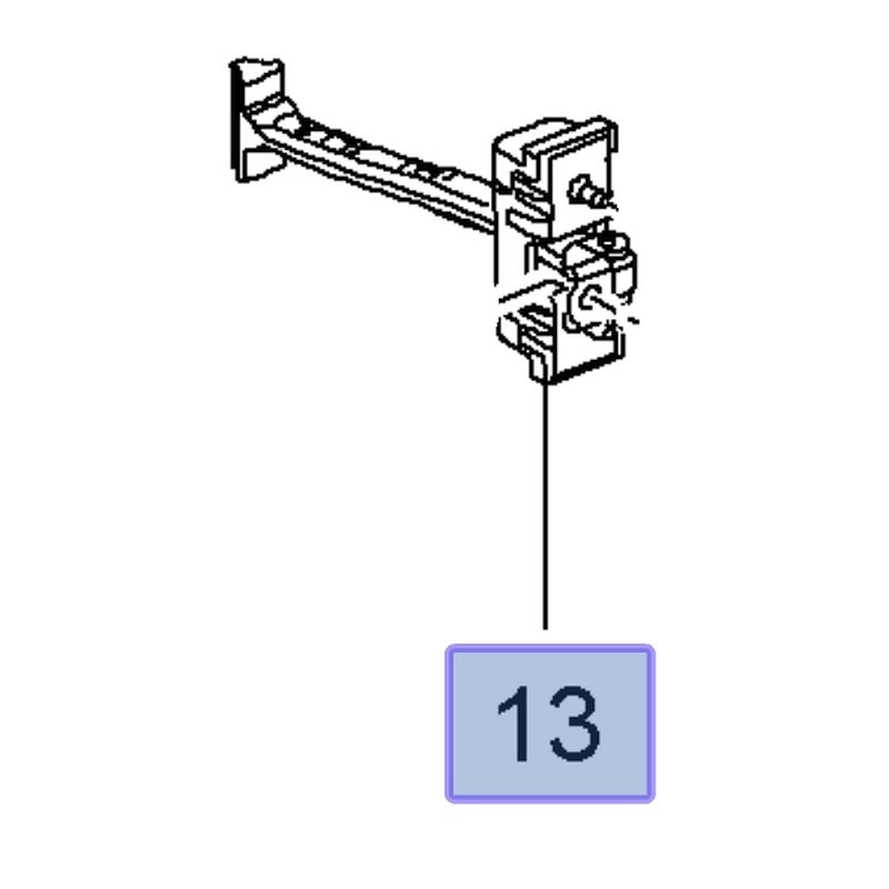 Ogranicznik drzwi przednich 13229021 (Insignia A)