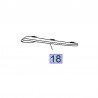 Chrom atrapy grilla, prawy 42506903 (Mokka)