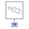 Łącznik węża, przewodu spryskiwacza 39019392 (Insignia B)