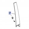 Listwa drzwi tylnych, lewa 39123008 (Crossland X)