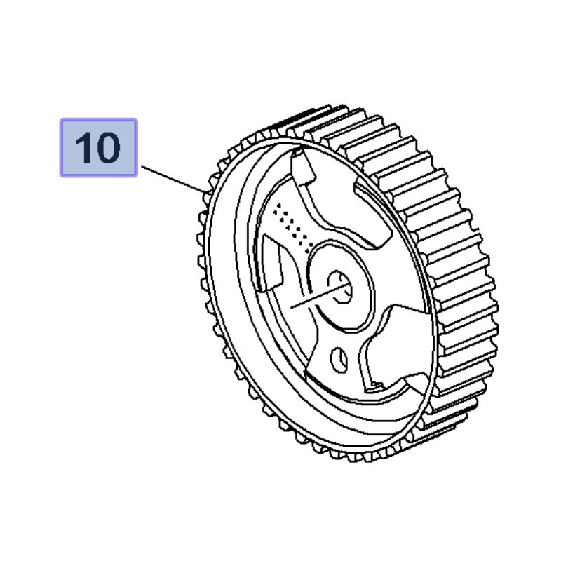 Koło zębate wału korbowego 1.6 0805H2 (Combo E)