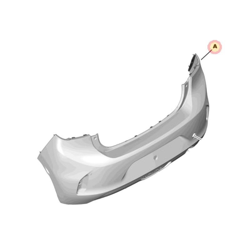 Zderzak tylny 166335701T (Corsa F)