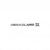 Emblemat tylny, napis GRANDLAND X chrom YP001280DX (Grandland X)