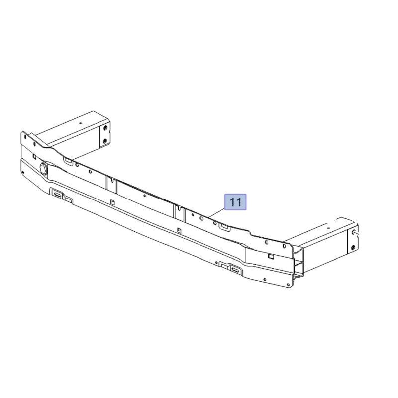 Belka przedniego zderzaka 39214400 (Insignia B)