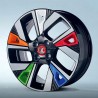 Wkładka, klips felgi aluminiowej 18 cali ZIELONY 98360456HU (Mokka-e)