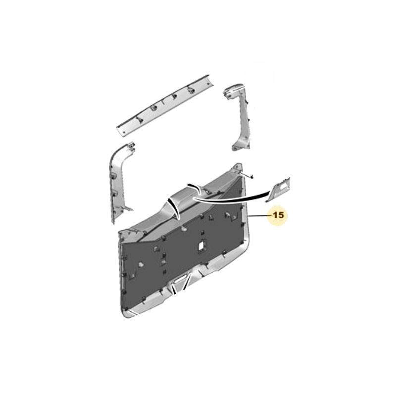 Panel dolny klapy bagażnika 98136189ZD (Zafira Life)