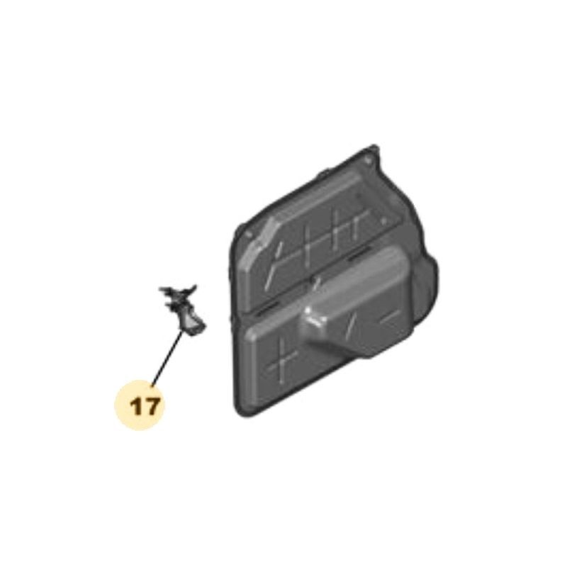 Element drzwi suwanych, lewy 9810381080 (Zafira Life)