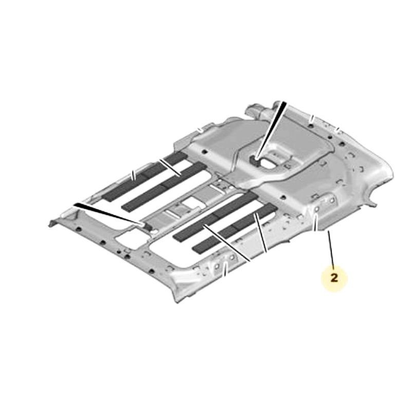 Podsufitka dachowa 98083631BJ (Zafira Life)