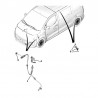 Wspornik przewodu ABS, prawy 9806875480 (Zafira Life)