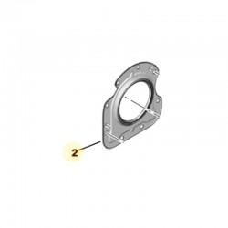 Pierścień uszczelniający wału korbowego 1611187480 (Corsa F)