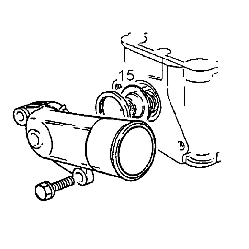 Termostat 90200836 (Ascona C, Astra F, G, Corsa A, B, C, Combo C, Kadett E, Meriva A, Tigra A, Vectra A, B, Zafira A)