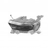 Reflektor LED przedni lewy 1675887980 (Mokka B)