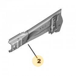 Element boczny podłużnicy, lewy 9813032380 (Astra L)