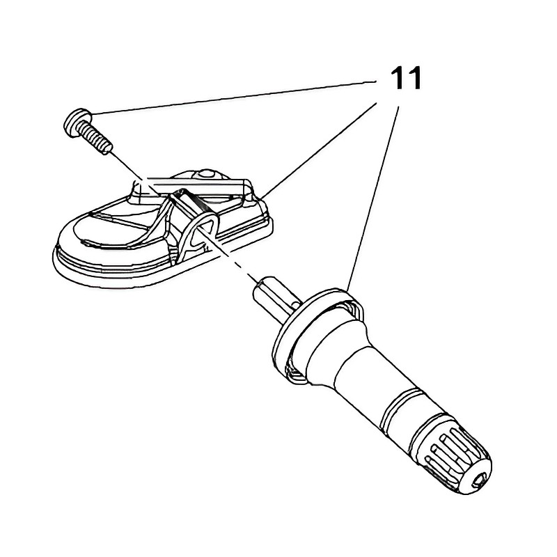 Czujnik ciśnienia TPMS w oponie YQ00956280 (Astra K, Insignia B)