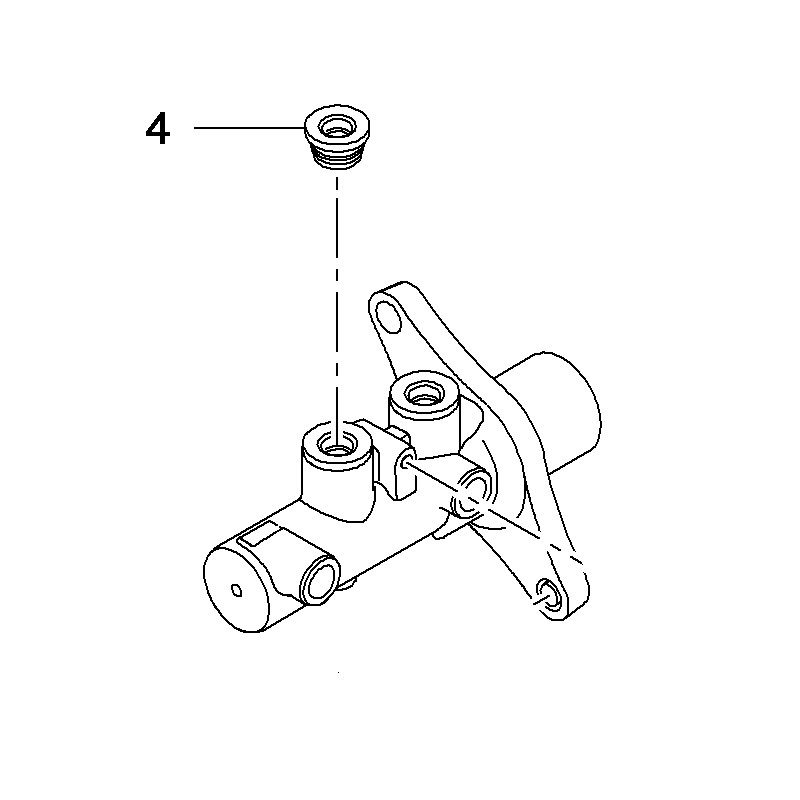 Korek pompy hamulcowej 93167669 (Movano B)