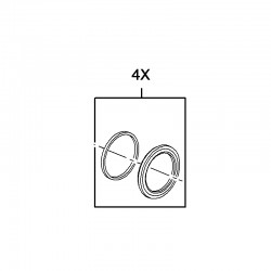 Zestaw naprawczy zacisku hamulcowego 13510542 (Insignia B)