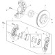 Komplet przedniego zacisku BREMBO, lewy 84314316 (Insignia B)