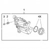 Zacisk hamulcowy tylny, lewy 13514387 (Insignia B)