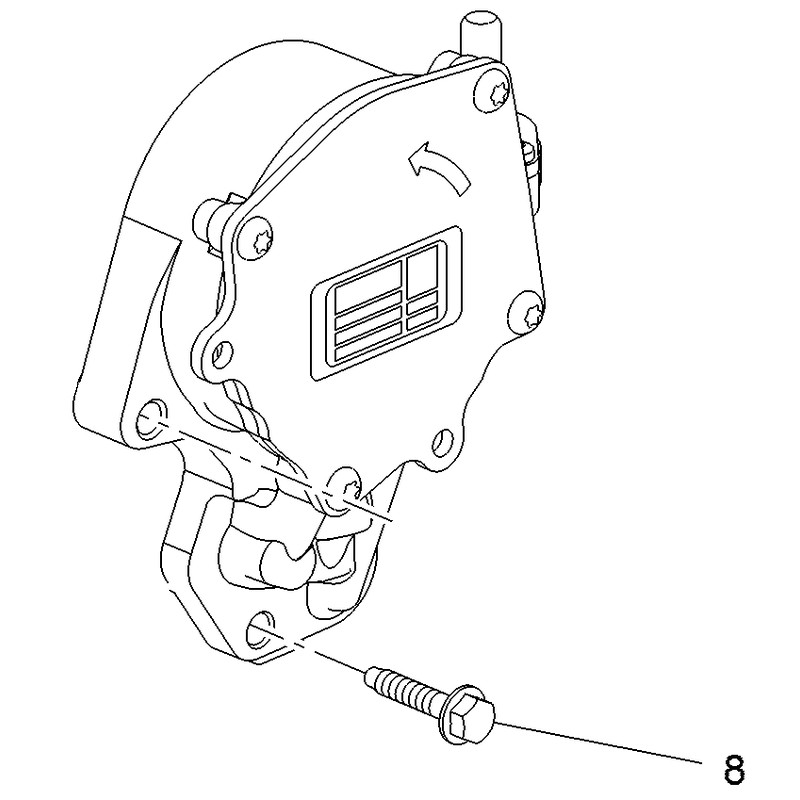 Śruba YR00047880 (Astra K, Insignia B)