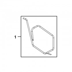 Przewód hamulcowy przedni, prawy 84216898 (Insignia B)