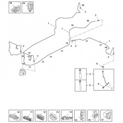 Przewód hamulcowy tylny 84552901 (Insignia B)