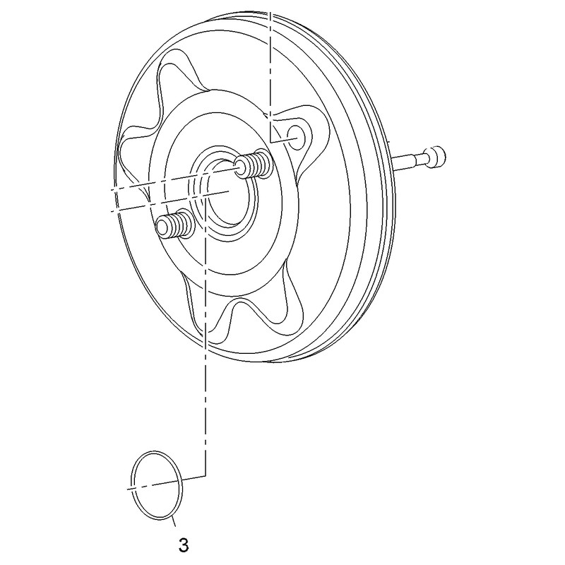 Uszczelka pompy hamulcowej 15787976 (Insignia B)