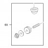Zestaw antywibracyjny pompy ABS 23507367 (Insignia B)