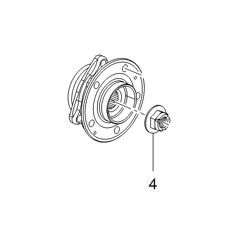 Nakrętka piasty YR00065080 (Insignia B)