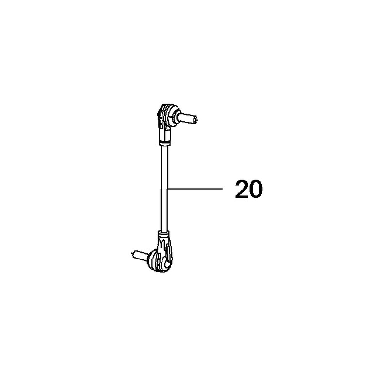 Łącznik stabilizatora przód, lewy YR00087380 (Insignia B)