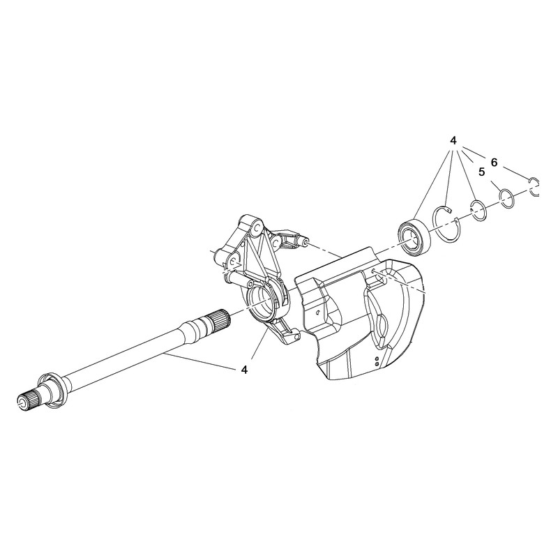 Wałek napędowy osi przedniej YQ00865780 (Insignia B)