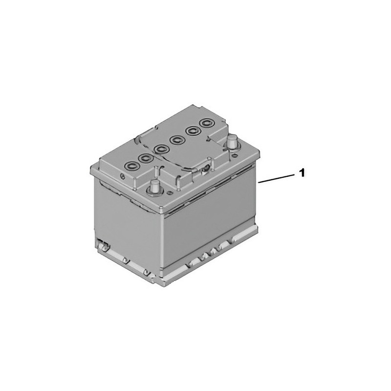 Akumulator 12V 60Ah 680A 9822616180 (Astra L, Corsa F, Grandland X)