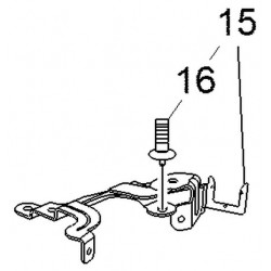 Wspornik sondy lambda 55489558 (Astra J, K, Insignia A, B, Meriva B, Mokka / Mokka X, Zafira C)