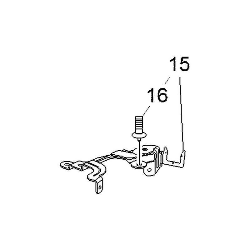 Wspornik sondy lambda 55489558 (Astra J, K, Insignia A, B, Meriva B, Mokka / Mokka X, Zafira C)