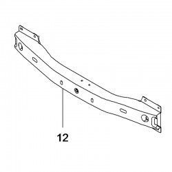 Belka, wzmocnienie zderzaka przód 93184800 (Movano B)