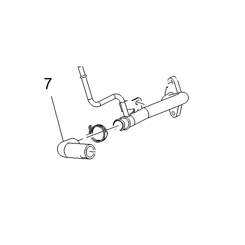 Przewód elastyczny termostatu 55590417 (Adam, Astra K, Corsa E)