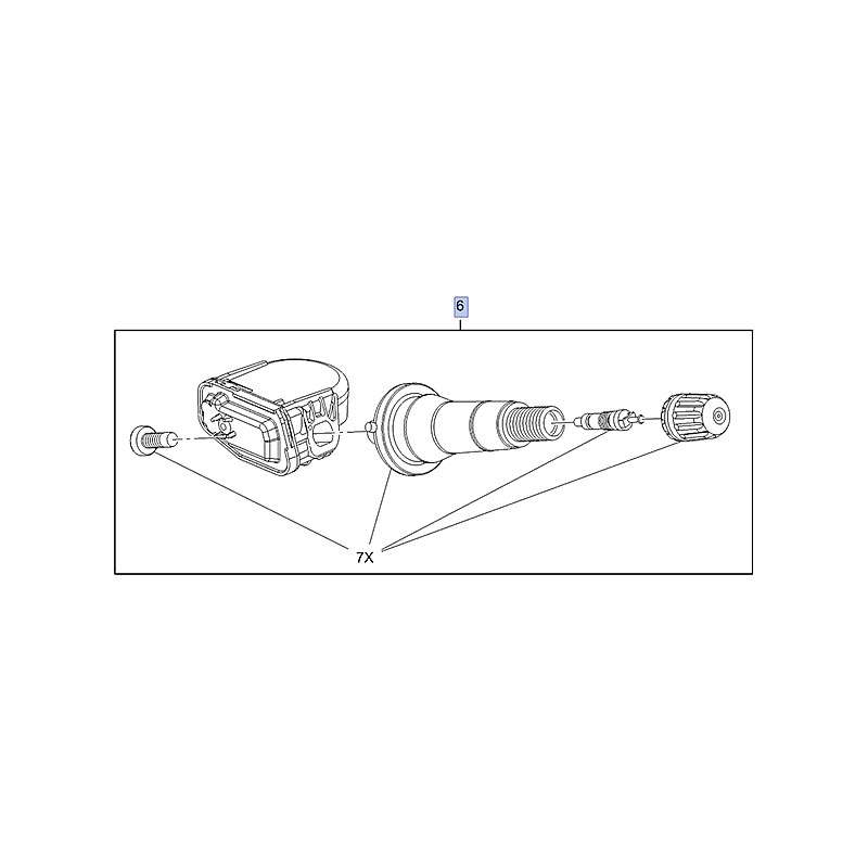 Czujnik ciśnienia TPMS w oponie YQ00956280 (Astra K)