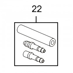 Zestaw naprawczy przewodu spryskiwacza 13307035 (Zafira C)